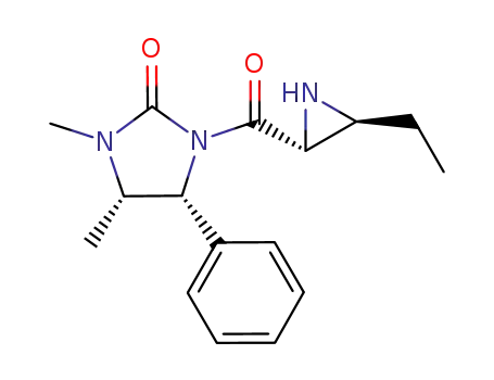 (4S,5R)-1-((2R,3S)-3-Ethyl-aziridine-2-carbonyl)-3,4-dimethyl-5-phenyl-imidazolidin-2-one