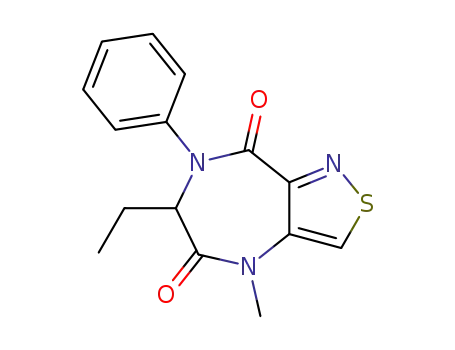 6-Ethyl-4-methyl-7-phenyl-6,7-dihydro-4H-isothiazolo[4,3-e][1,4]diazepine-5,8-dione