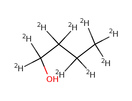 Molecular Structure of 64118-16-7 (1-BUTANOL-3,3,4,4,4-D5)