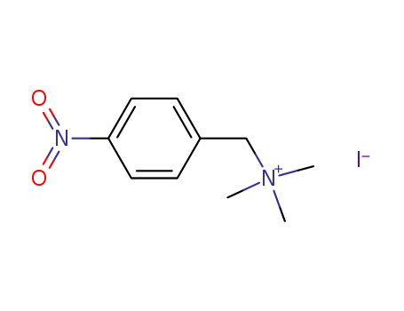 Molecular Structure of 27953-21-5 (Benzenemethanaminium,N,N,N-trimethyl-4-nitro-, iodide (1:1))