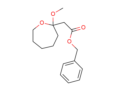 benzyl 2-(2-methoxyoxepan-2-yl)acetate