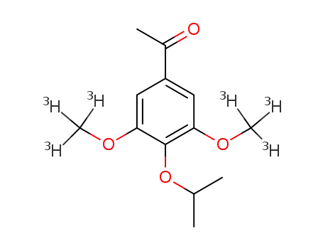 3',5'-[3H<sub>3</sub>]dimethoxy-4'-isopropoxyacetophenone