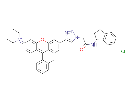 C<sub>37</sub>H<sub>36</sub>N<sub>5</sub>O<sub>2</sub><sup>(1+)</sup>*Cl<sup>(1-)</sup>