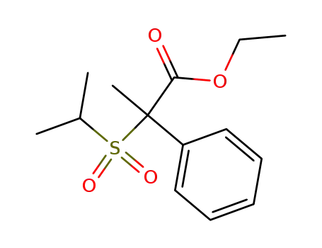 2-Phenyl-2-(propane-2-sulfonyl)-propionic acid ethyl ester