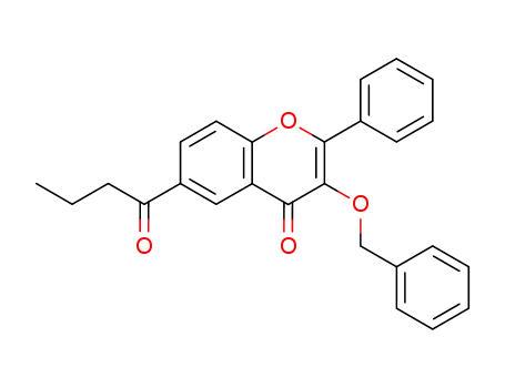 6-n-butyryl-2-phenyl-3-benzyloxychromone
