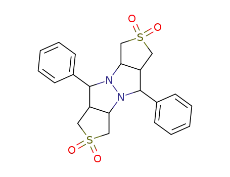 4,8-Diphenyl-octahydro-2,6-dithia-3b,7b-diaza-dicyclopenta[a,e]pentalene 2,2,6,6-tetraoxide