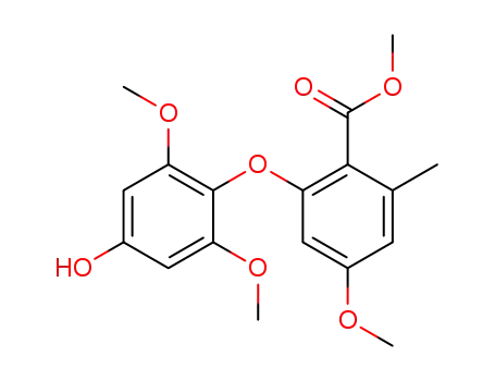 methyl 2-(4-hydroxy-2,6-dimethoxyphenoxy)-4-methoxy-6-methylbenzoate