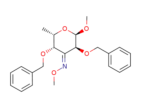 Methyl 2,4-di-O-benzyl-6-deoxy-α-L-xylo-hexopyranosid-3-ulose (E)-O-methyloxime
