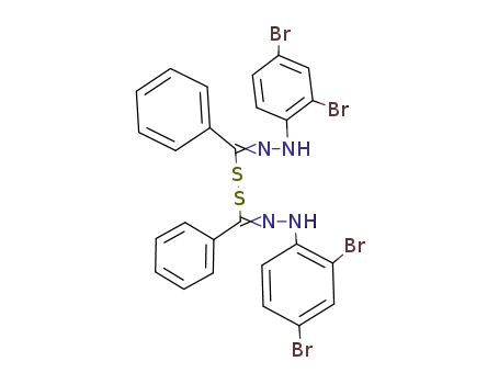 bis<α-(2,4-dibromophenylhydrazono)benzyl> disulfide