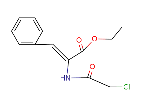 2-Propenoic acid, 2-[(chloroacetyl)amino]-3-phenyl-, ethyl ester, (Z)-