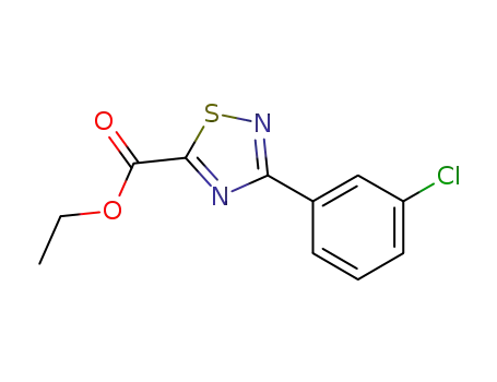 ethyl 3-(3-chlorophenyl)-1,2,4-thiadiazole-5-carboxylate