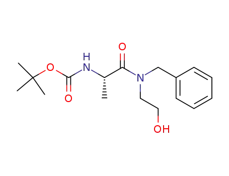 Carbamic acid,
[(1S)-2-[(2-hydroxyethyl)(phenylmethyl)amino]-1-methyl-2-oxoethyl]-,
1,1-dimethylethyl ester