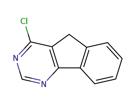 Molecular Structure of 197861-27-1 (4-Chloro-5H-indeno[1,2-d]pyriMidine)