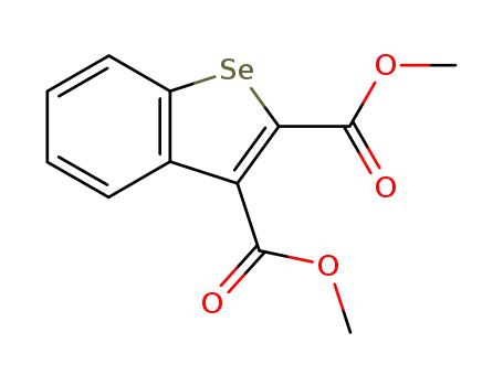 Molecular Structure of 114221-63-5 (Benzo[b]selenophene-2,3-dicarboxylic acid, dimethyl ester)