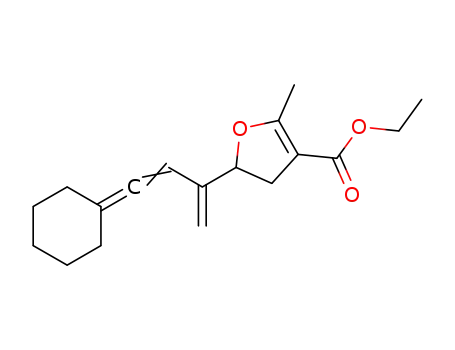 3-(ethoxycarbonyl)-2-methyl-5-(5,5-pentamethylene-1,3,4-pentatrien-2-yl)-4,5-dihydrofuran