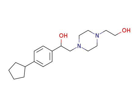 1,4-Piperazinediethanol, a-(4-cyclopentylphenyl)-