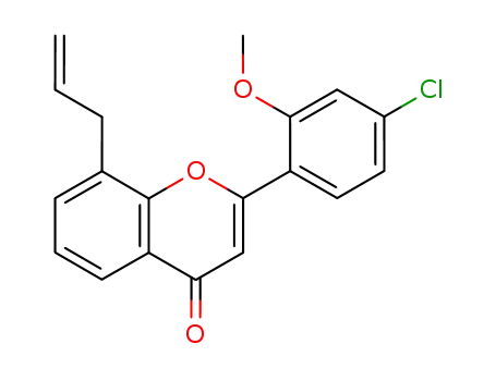 8-Allyl-2-(4-chloro-2-methoxy-phenyl)-chromen-4-one