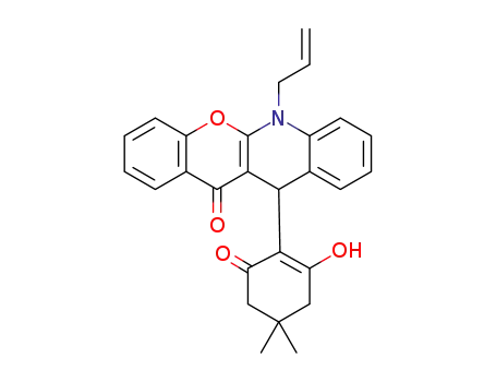 11-allyl-6,11-dihydro-6-(5,5-dimethyl-3-hydroxy-2-cyclohexenone-2-yl)-1-benzopyrano[2,3-b]quinoline-5H-5-one