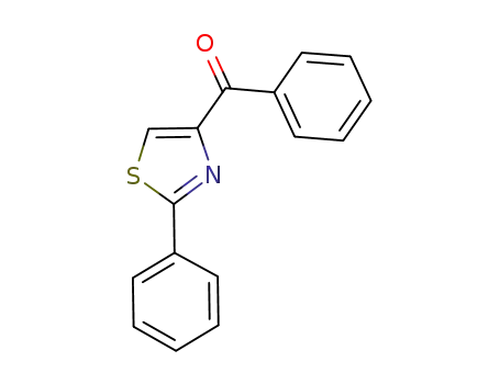 Molecular Structure of 1135797-85-1 (phenyl (2-phenylthiazol-4-yl)-methanone)