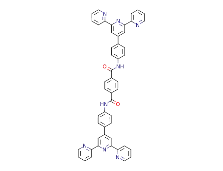 Molecular Structure of 178265-52-6 (N,N'-bis[4-(2,2':6',2''-terpyridin-4'-yl)phenyl]terephthalamide)