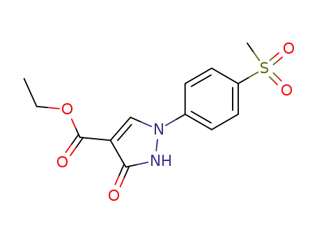 4-ethoxycarbonyl-2-p-(methylsulphonyl)phenyl-3-pyrazolin-5-one