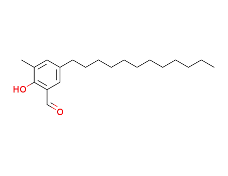 Molecular Structure of 1228010-48-7 (5-dodecyl-2-hydroxy-3-methylbenzaldehyde)