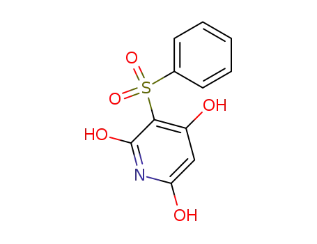 2,4,6-Trihydroxy-3-phenylsulfonyl-pyridin