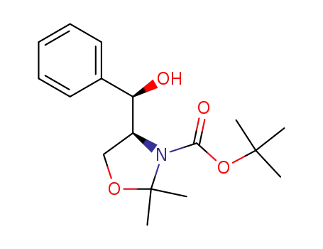 3-Oxazolidinecarboxylic acid,
4-[(R)-hydroxyphenylmethyl]-2,2-dimethyl-, 1,1-dimethylethyl ester, (4S)-