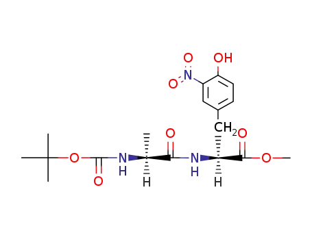 (S)-methyl 2-((S)-2-(tert-butoxycarbonylamino)propanamido)-3-(4-hydroxy-3-nitrophenyl)propanoate