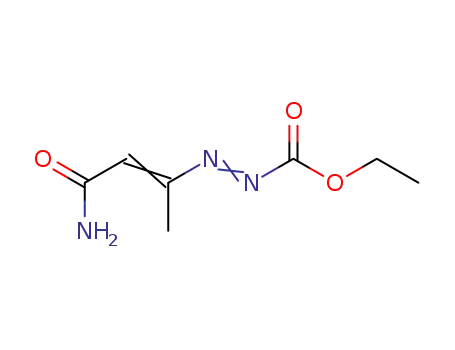 디아젠카르복실산, (3-아미노-1-메틸-3-옥소-1-프로페닐)-, 에틸 에스테르(9CI)