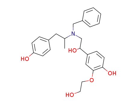 4-(2-{Benzyl-[2-(4-hydroxy-phenyl)-1-methyl-ethyl]-amino}-1-hydroxy-ethyl)-2-(2-hydroxy-ethoxy)-phenol