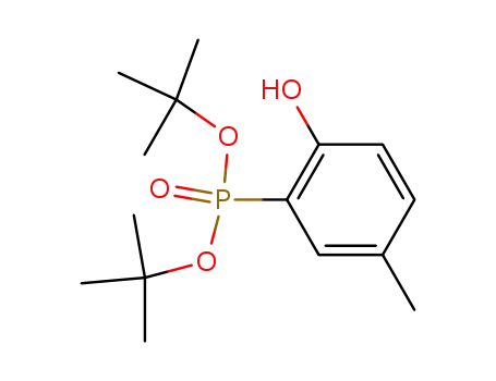 di-t-butyl (2-hydroxy-5-methylphenyl) phosphonate