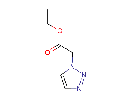 Molecular Structure of 4314-21-0 (1H-1,2,3-TRIAZOLE-1-ACETIC ACID ETHYL ESTER)