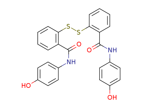 Benzamide,2,2'-dithiobis[N-(4-hydroxyphenyl)- (9CI)