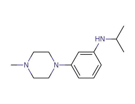 Molecular Structure of 1240529-88-7 (isopropyl[3-(4-methylpiperazin-1-yl)phenyl]amine)