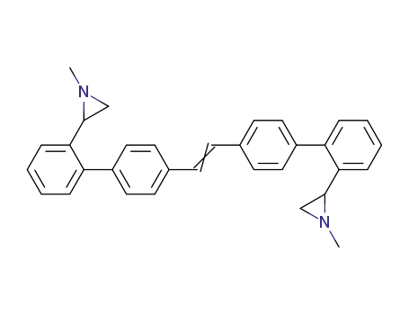 4,4'-bis(2-N-methylaziridin-2-ylphenyl)stilbene