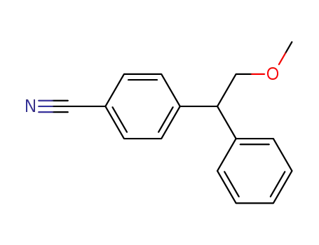4-(2-methoxy-1-phenylethyl)benzonitrile