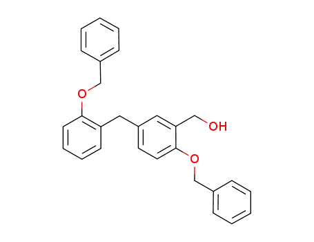 2-benzyloxy-5-(2'-benzyloxybenzyl)benzyl alcohol