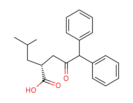 2-isobutyl-4-oxo-5,5-diphenylpentanoic acid