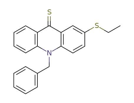 10-Benzyl-2-ethylsulfanyl-10H-acridine-9-thione
