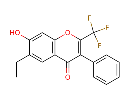 6-ethyl-7-hydroxy-3-phenyl-2-(trifluoromethyl)-4H-chromen-4-one