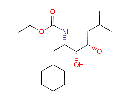 ((1S,2R,3S)-1-Cyclohexylmethyl-2,3-dihydroxy-5-methyl-hexyl)-carbamic acid ethyl ester