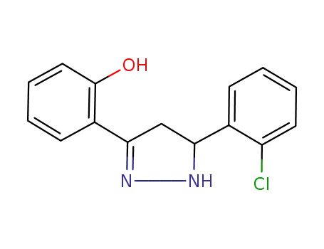 2-(5-(2-chlorophenyl)-4,5-dihydro-1H-pyrazol-3-yl)phenol