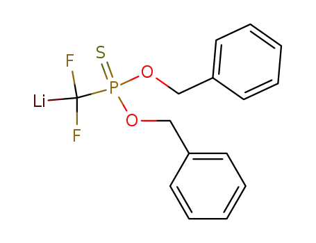 dibenzyl α-lithio-α,α-difluoromethylenephosphonothioate