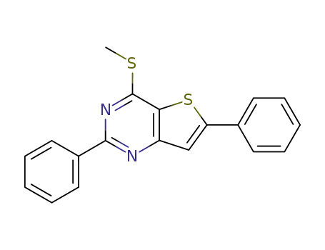 2,6-diphenyl-4-(methylthio)thieno<3,2-d>pyrimidine