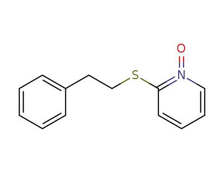 Molecular Structure of 65332-89-0 (Pyridine, 2-[(2-phenylethyl)thio]-, 1-oxide)