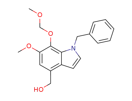 (1-Benzyl-6-methoxy-7-methoxymethoxy-1H-indol-4-yl)-methanol