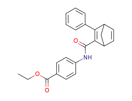Benzoic acid,
4-[[(3-phenylbicyclo[2.2.1]hepta-2,5-dien-2-yl)carbonyl]amino]-, ethyl
ester