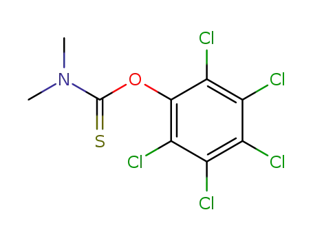 Molecular Structure of 19387-18-9 (O-pentachlorophenyl dimethylthiocarbamate)