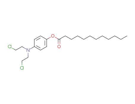 p-(Bis(2-chloroethyl)amino)phenol laurate